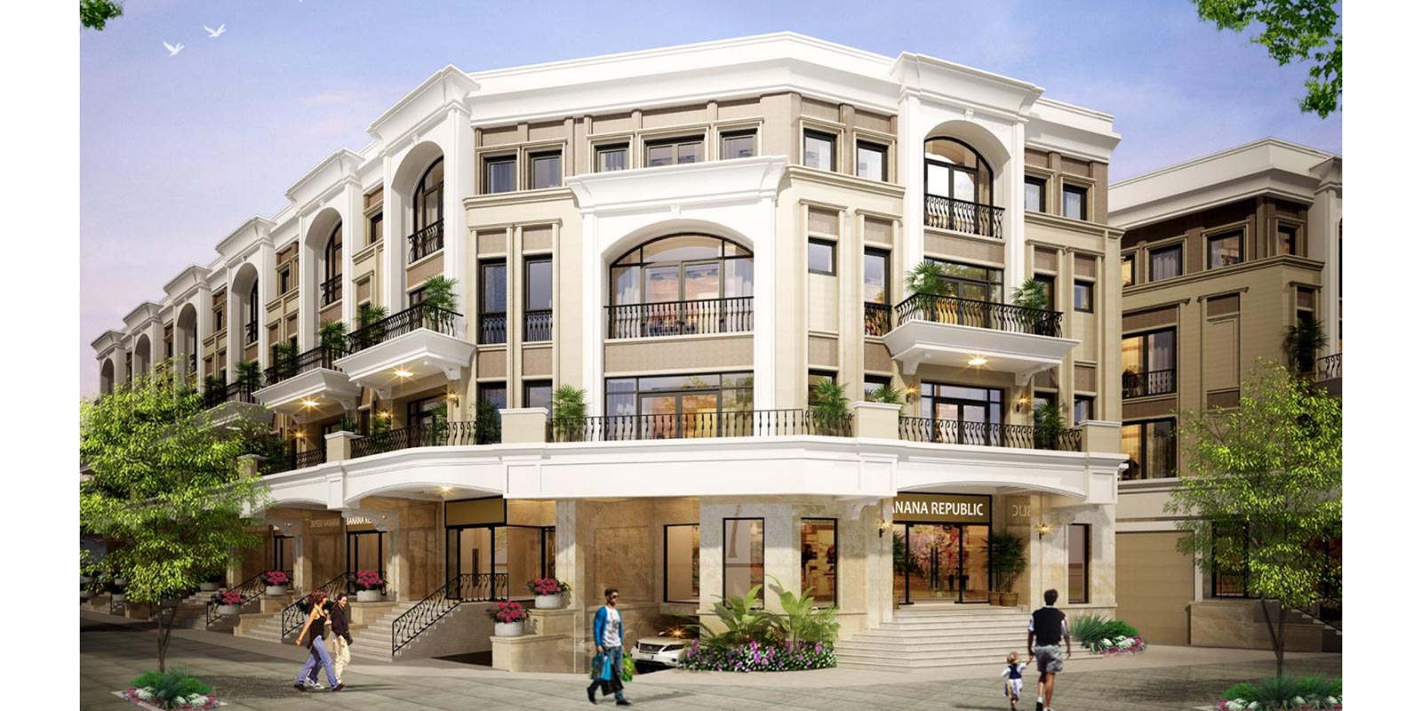 Parkview Shop Villa - Vạn Phúc City. Dt: 154M2 (7 X 22M), 1 Hầm + 4 Tầng. Giá: 57,987 Tỷ. 